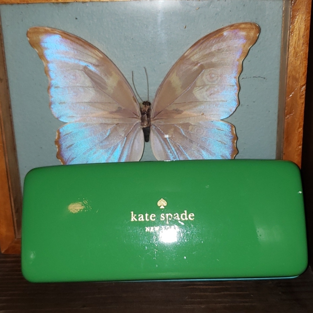 Kate Spade Eyeglasses Hinged Patent Leather Case - Picture 4 of 12